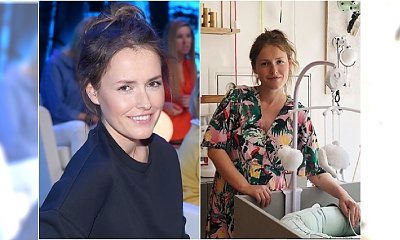 OLGA FRYCZ tuż przed porodem ścięła włosy! W nowej fryzurze wygląda wprost UROCZO