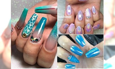 Manicure 2018: Nie zgadniecie, co jest teraz hitem na Instagramie! Manicure inspirowany SYRENĄ!
