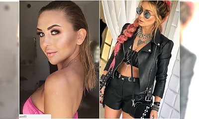 Julia z "Projekt Lady" skopiowała Rozenek. Skóra, ćwieki, różowe włosy. Gosia będzie dumna?