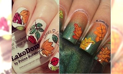 Manicure z motywem jesiennego liścia - zakochaj się w tych wzorach!
