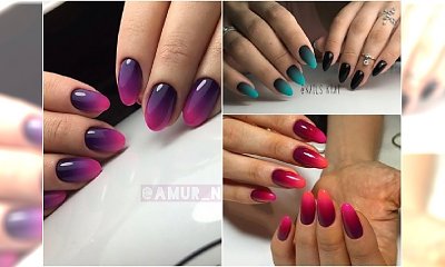 Ciemny manicure ombre powraca jesienią. 20 najlepszych inspiracji dla wielbicielek tego efektu