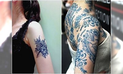 Porcelanowe tatuaże. Wzory jak z filiżanki to nowy TREND w tatuażu!