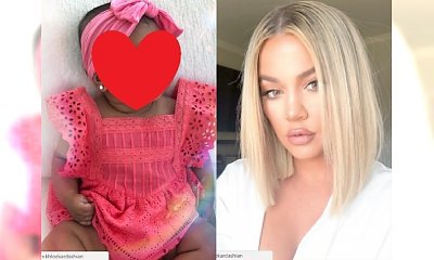 Khloe Kardashian chwali się córką. Spójrzcie na jej nosek. TRUE to wykapany tata!