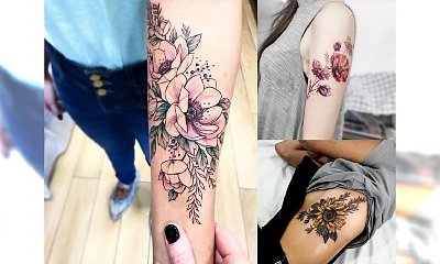 Flowers tattoos - najciekawsze kobiece wzory, które nigdy nie wyjdą z mody