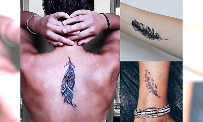 Tatuaż z motywem pióra - przegląd oryginalnych wzorów dla kobiet