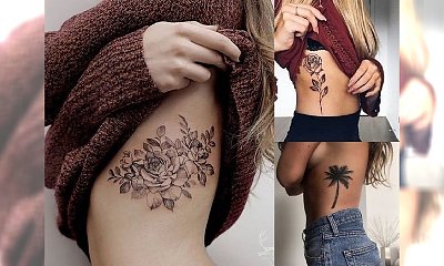 Tatuaż na żebrach - 30 pięknych wzorów, które robią niesamowite wrażenie!