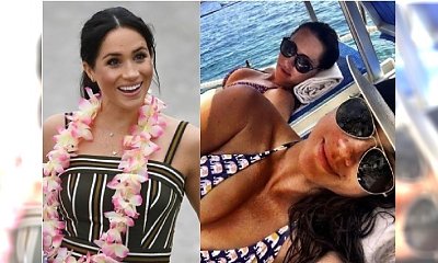 Ciężarna Meghan Markle na plaży. A jak wygląda w bikini? Szkoda, że zakrywa takie ciało!