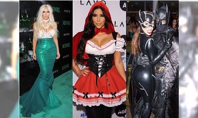 Najgorętsze przebrania Kim Kardashian na Halloween. O niektórych chciałaby zapomnieć