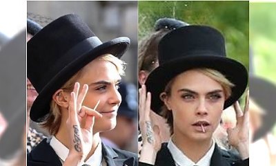 Cara Delevigne ZŁAMAŁA ZASADY na ślubie księżniczki! Nie zgadniecie, co miała na sobie