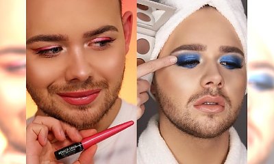 Makijaż to jego druga skóra! Poznajcie Beauty Boya, mężczyznę, który bez podkładu nie wyjdzie z domu