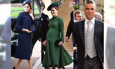 Arystokraci i plejada GWIAZD na ślubie księżniczki Eugenii! Kate i Pippa Middleton, Naomi Campbell czy może Cara Delevigne - która najlepiej się ubrała?