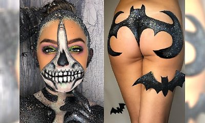 Na Halloween ubierzcie się w sam BROKAT! Piersi jak czaszki, pośladki jak dynie albo nietoperze... PRZERAŻAJĄCO zmysłowe!