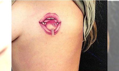 Kobiety pokochały tatuaże w tym miejscu. Tatuowanie jest wyjątkowo bolesne, ale efekt - BARDZO SEXY!