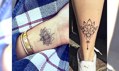 Kwiat lotosu - 25 niezwykle kobiecych tatuaży, które Cię urzekną!