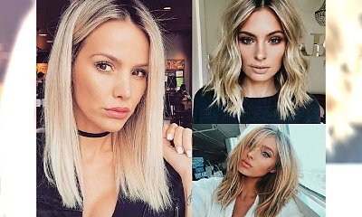 25 półdługich fryzur dla blondynek - galeria trendów