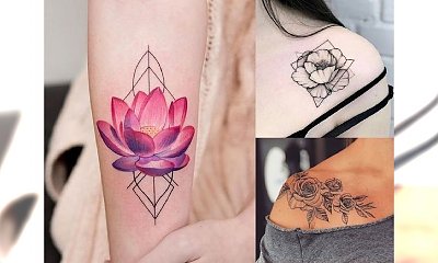 Tatuaże kwiaty - galeria prześlicznych wzorów, które Cię urzekną