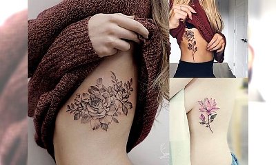 Tatuaż na żebrach - galeria najpiękniejszych kobiecych wzorów