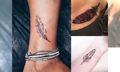 Tatuaż piórko - najpiękniejsze propozycje z sieci