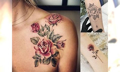 Tatuaż róża - galeria ślicznych i unikatowych wzorów dla kobiet