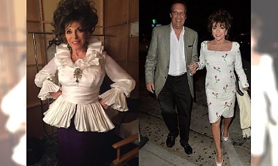 "Wiek to tylko numer". Joan Collins kwitnie u boku piątego męża. Nie uwierzycie, ile ma lat!
