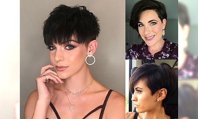 Krótkie fryzury dla brunetek i szatynek - katalog trendów 2019