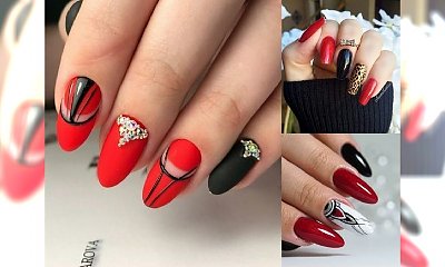 Czerwony manicure - galeria niezwykłych i oryginalnych stylizacji