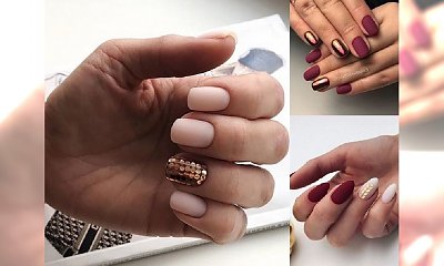 Matowy manicure - galeria ciekawych i modnych zdobień