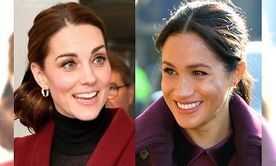 Meghan Markle i Kate Middleton w niemal takiej samej stylizacji! Która wygląda lepiej?