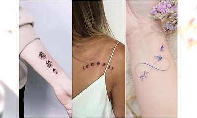 Urocze małe tatuaże dla dziewczyn. 30 wzorów, które chwytają za serce!