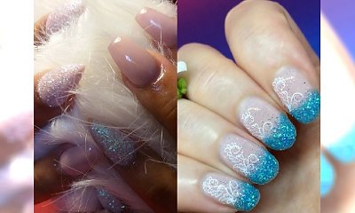 Paznokcie pokryte szronem - piękny manicure na jesień 2018!