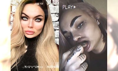 Luxuria Astaroth jeszcze bardziej POWIĘKSZYŁA USTA! Fani: To już przeraża. Uwaga DRASTYCZNE ZDJĘCIA