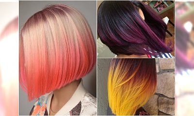 Ombre bob - najpiękniejsza fryzura jesieni. Takich kolorów jeszcze nie próbowałyście!