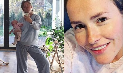 Olga Frycz o sobie: "Moja figura jest do dupy". Tak motywuje młode mamy