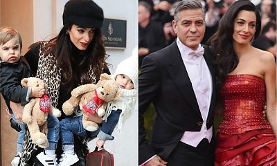 Amal Clooney przyłapana z dziećmi na rękach! Zobaczcie, jak wyrosły te bliźnięta! Podobne do taty czy do mamy?