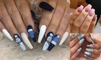 Śnieżny manicure - 21 propozycji na śliczne, zimowe zdobienia