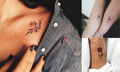 Małe tatuaże dla dziewczyn - 25 wzorów z modnymi motywami