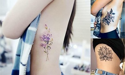 21 propozycji na kobiecy tatuaż w okolicy żeber [GALERIA]
