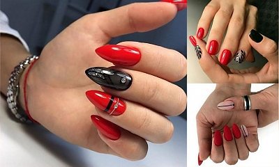 Czerwony manicure - 16 najpiękniejszych pomysłów z sieci