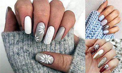 20 zimowych pomysłów na stylowy manicure - trendy 2018/2019