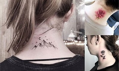 20 hipnotyzujących pomysłów na tatuaż w okolicy szyi [GALERIA]