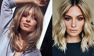 25 półdługich fryzur dla blondynek - galeria trendów 2019