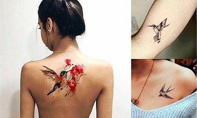 Bird tattoos - 19 ślicznych i unikatowych wzorów dla kobiet