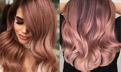 Rose gold ombre – koloryzacja dla brunetek, którą pokochasz od pierwszego wejrzenia