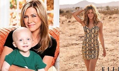 Jennifer Aniston pozuje bez stanika dla "Elle" i twierdzi, że w wieku 49 lat wciąż planuje zostać mamą!