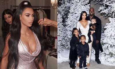 To miały być słodkie rodzinne zdjęcia Kim Kardashian, a zrobiła się afera! Tym jednym szczegółem celebrytka WYSTRASZYŁA fanów!