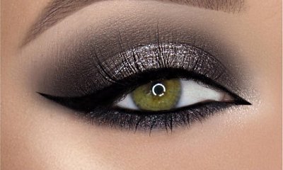 Makijaż oka metodą „na taśmę klejącą”
