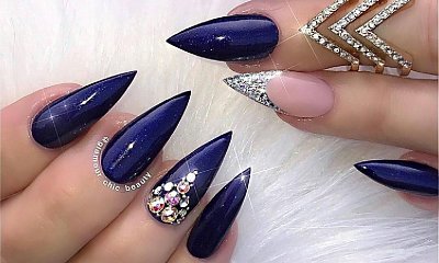 Manicure na sylwestra - ekstrawaganckie paznokcie z błyskotkami. Ten efekt jest hitem karnawału!