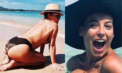 Zadowolona Anna Mucha pokazuje PIERSI na Instagramie. "Podobno ostatnio kogoś zgorszyłam... ups"