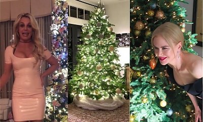 Najpiękniejsze choinki zagranicznych gwiazd. Najlepsza Nicole Kidman! A która najbardziej okazała?