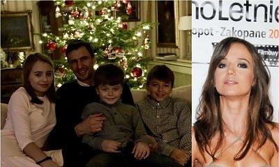 Jarosław Bieniuk pokazał świąteczne zdjęcie z trójką dzieci! Oliwia coraz bardziej przypomina mamę?